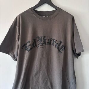 Ed Hardy Charcoal Men's Tee